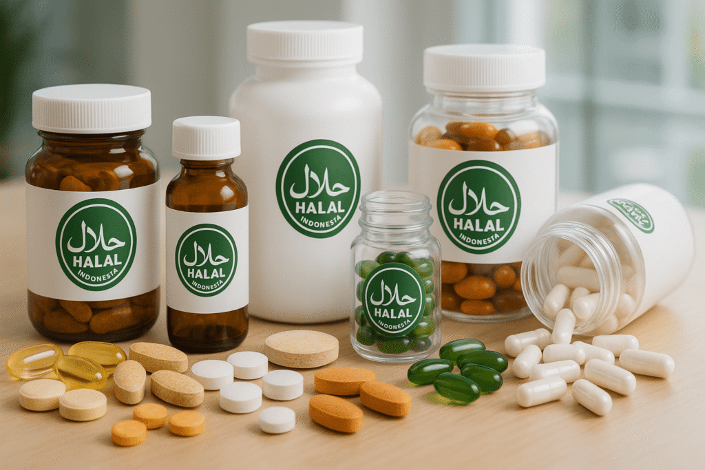 halal food supplements in Indonesia